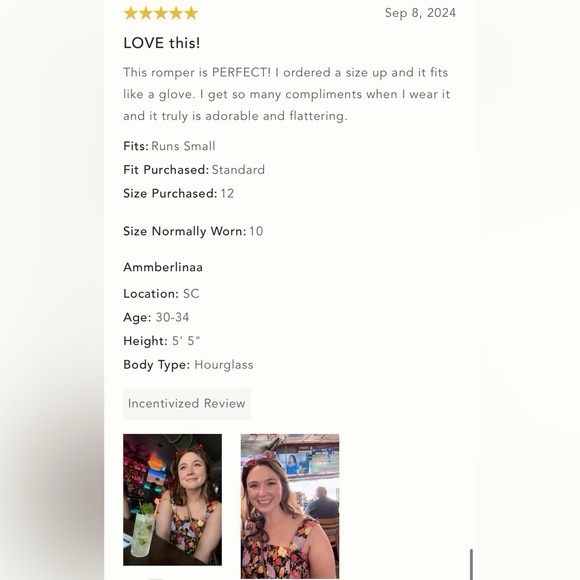 NWT Size 2  The Yukiko Noritake Portside ButtonFront Romper by Maeve - Picture 8 of 16